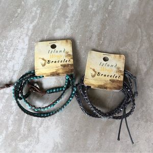 Island wrap bracelet bundle NWT